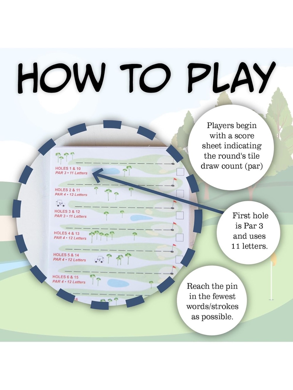 Continuum Games Word Golf Game NWT ⛳️ - Picture 3 of 7